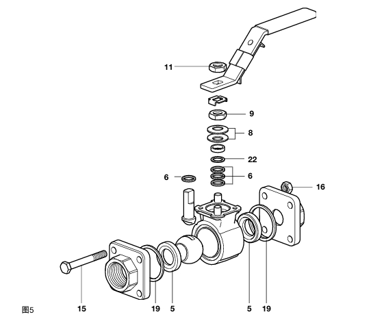 棋牌平台球阀安装结构图