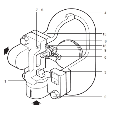 棋牌平台AE10S高排量自动排气阀结构图