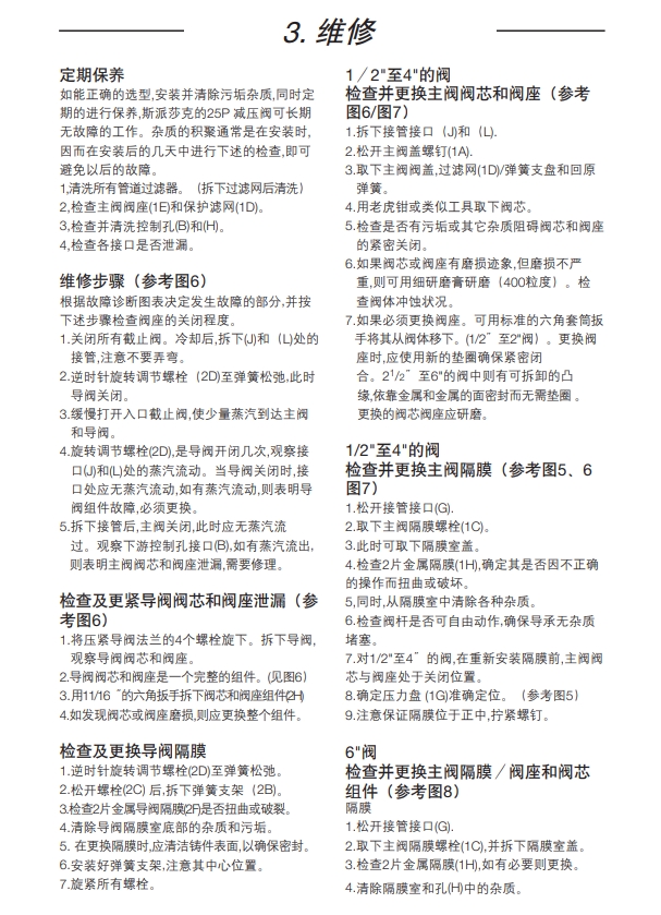 棋牌平台减压阀25P维修方法1