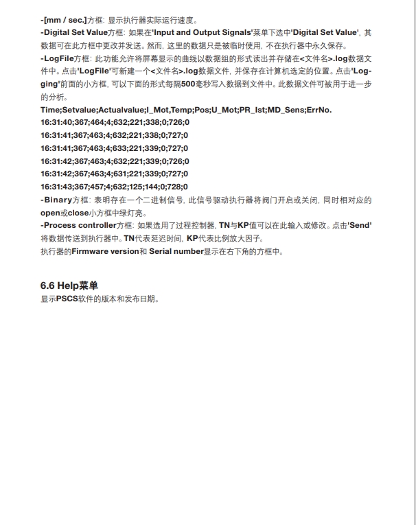 AEL6电动执行器方法