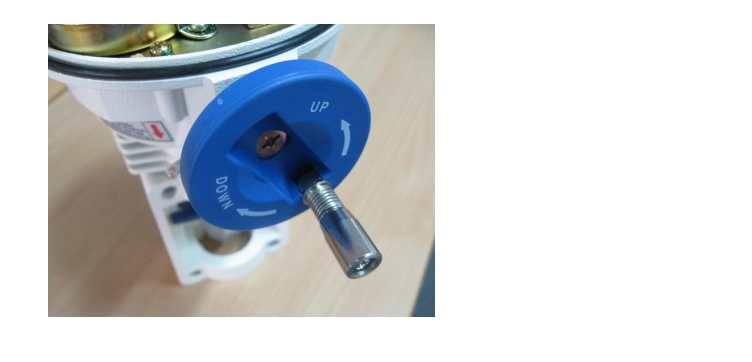 EL4600电动执行器手动调试步骤2