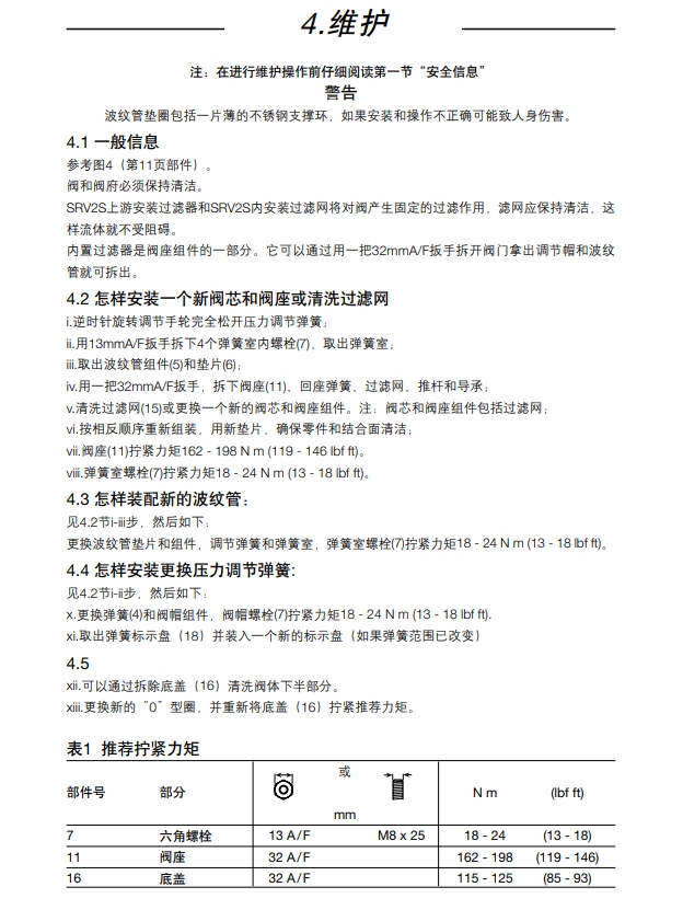 棋牌平台SRV2S减压阀维护步骤